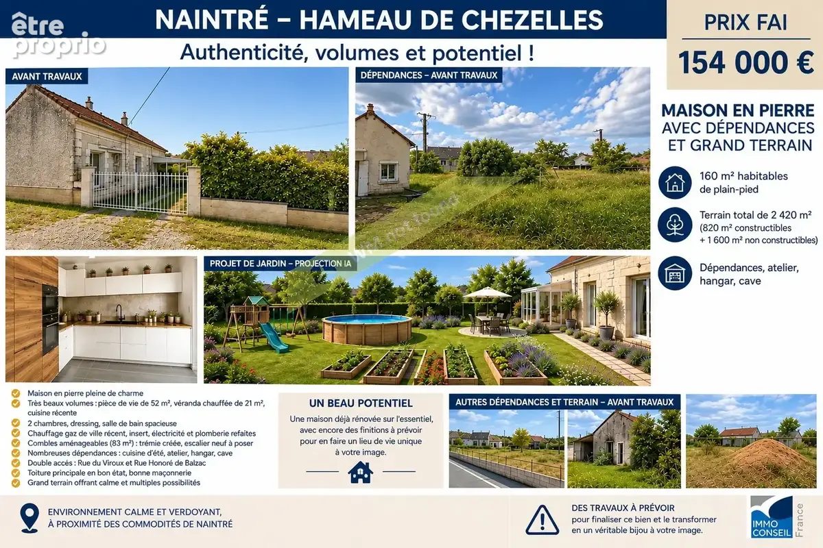 Maison à NAINTRE