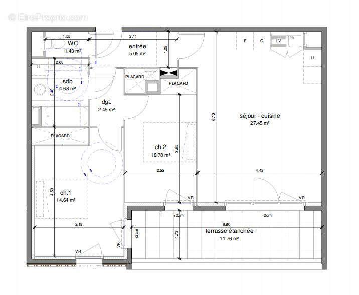 Appartement à CASTELNAU-LE-LEZ