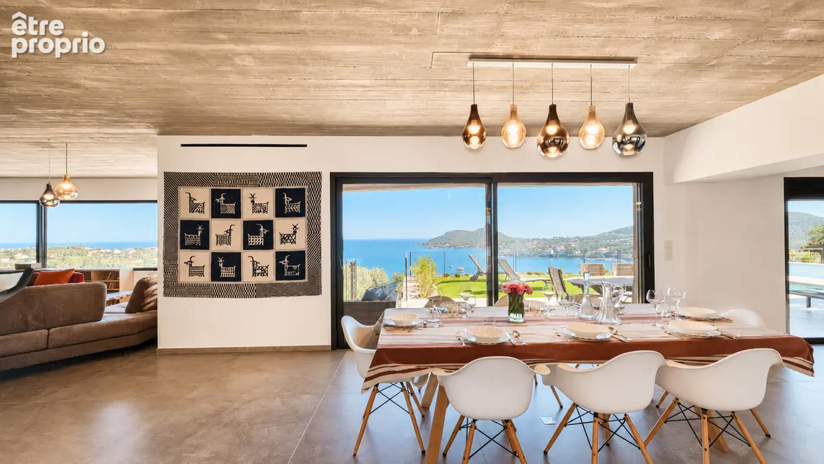 Villa contemporaine vue mer panoramique a agay a vendre - photo 5
