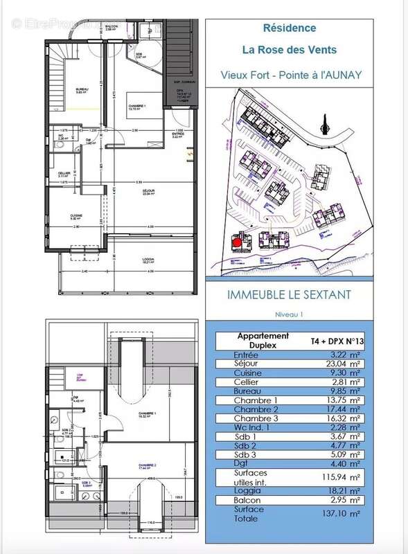 Appartement à BAIE-MAHAULT