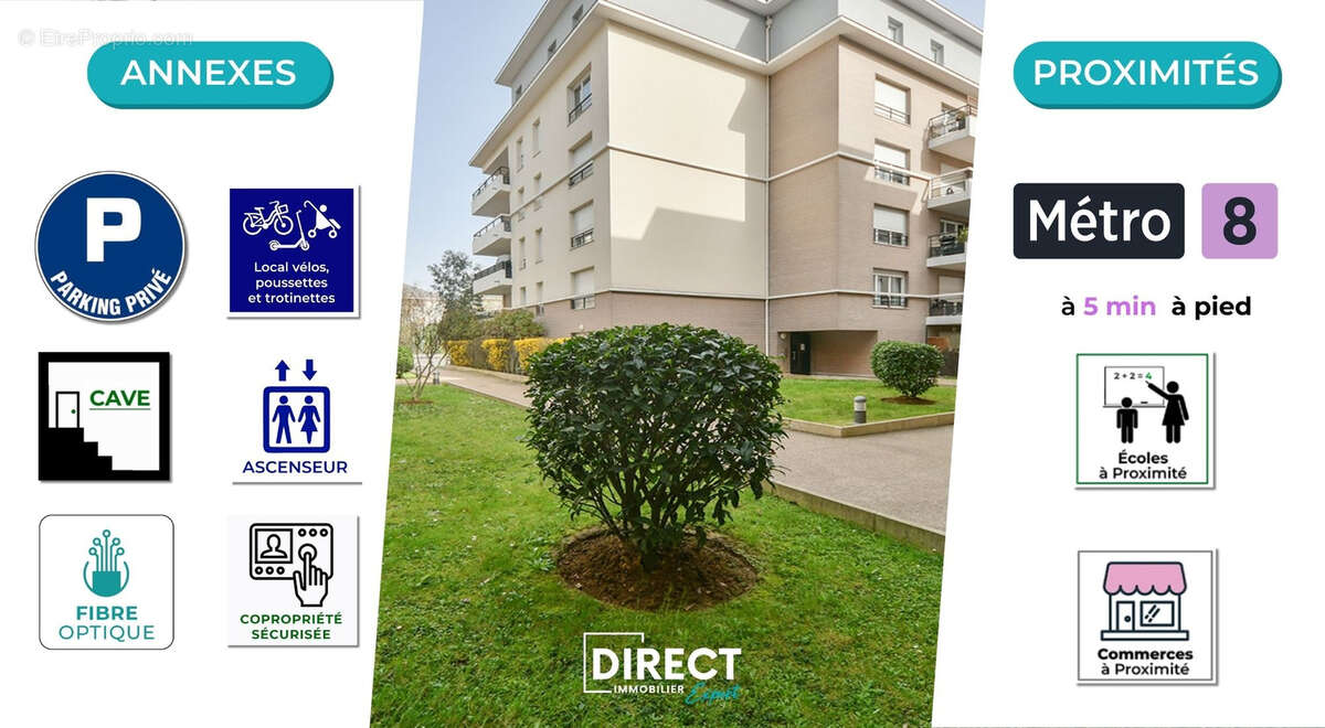 Creteil - pointe du lac : app 2p + parking + cave - photo 8