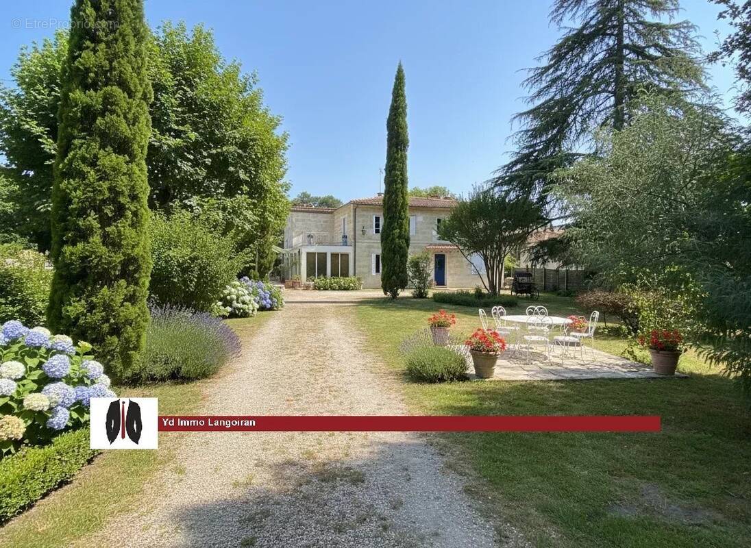 Maison à SAINT-CAPRAIS-DE-BORDEAUX