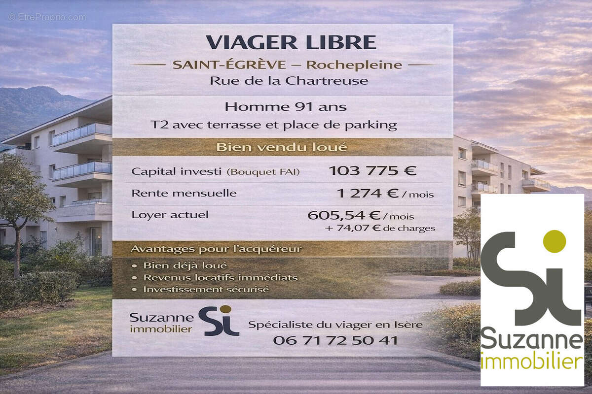 Appartement à SAINT-EGREVE