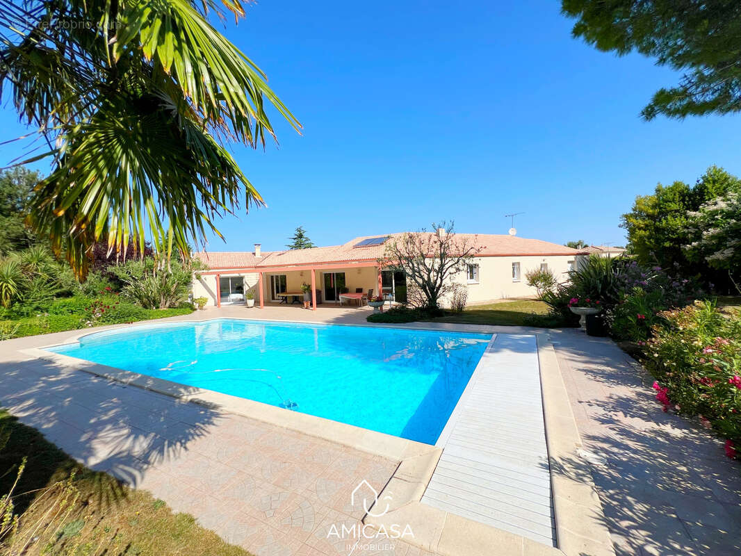 Fors - maison de plain-pied t5 avec piscine - terrain divisible - photo 4