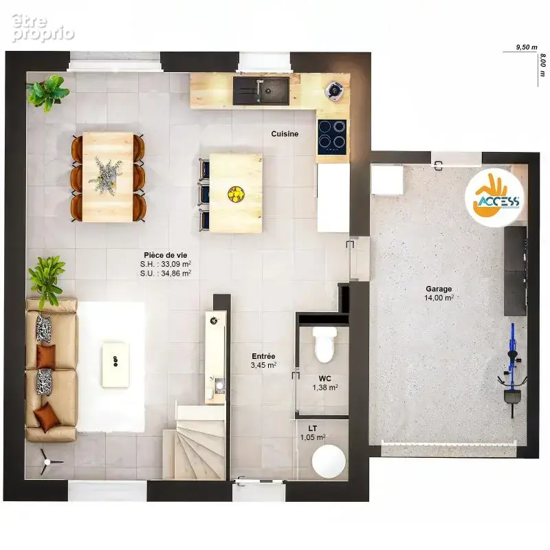 Maison 5 pièces 76 m2 - photo 8