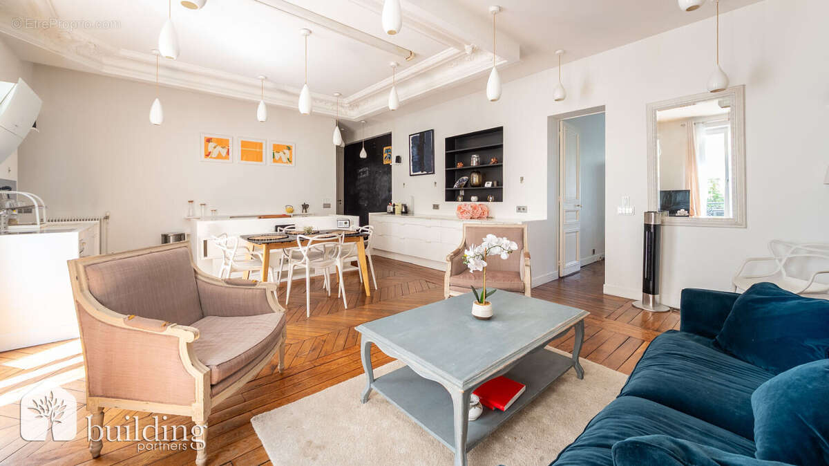 Batignolles Paris 17ème - Appartement 3 pièces 74 m² avec 25 m² de terrasse - photo 12