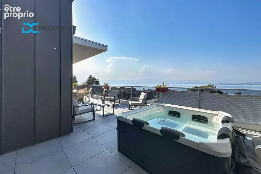 Evian attique vue lac grande terrasse - photo 6