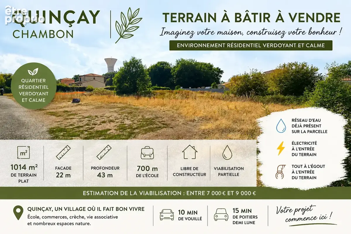 Terrain à QUINCAY