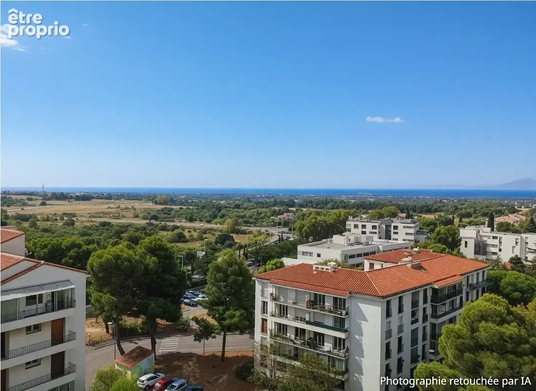 Perpignan Verte Feuille - Appartement T4 de 103m2 - Vue mer - 162000€ - photo 2
