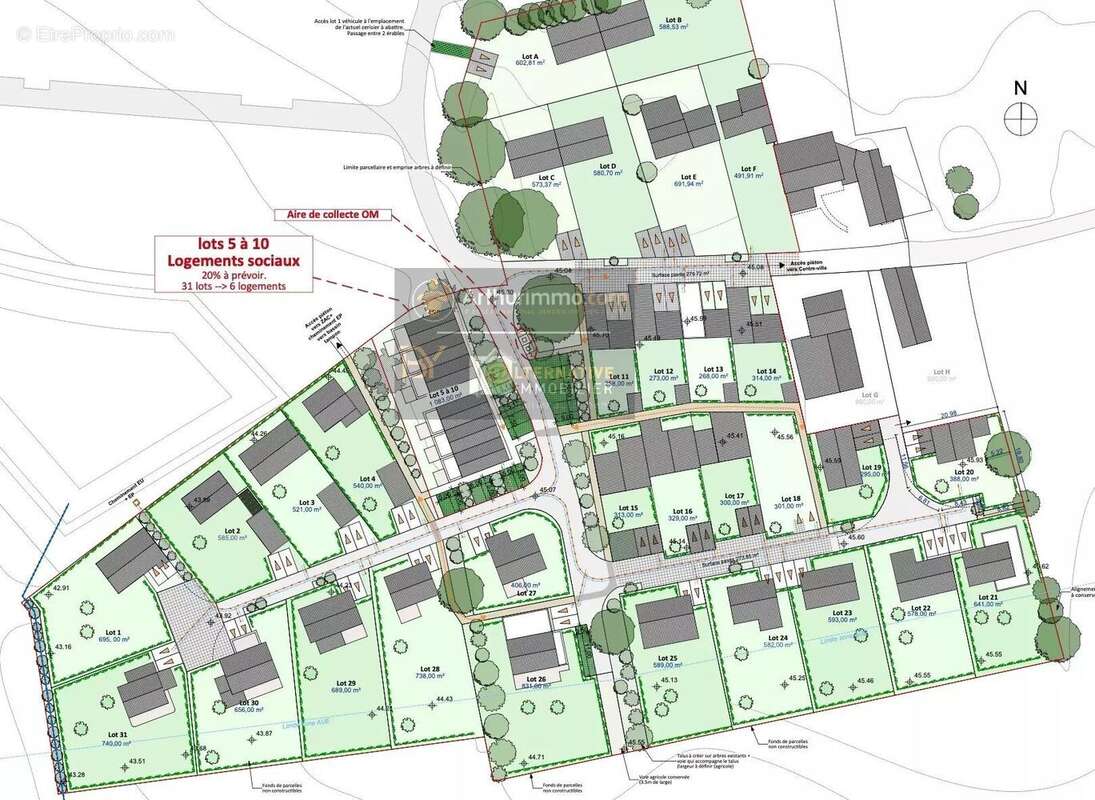 Terrain à CHATEAUBOURG