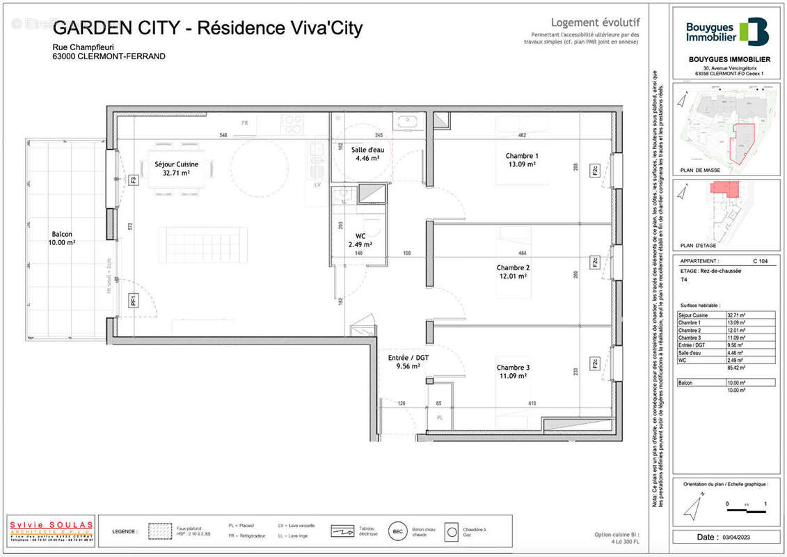 Appartement à CLERMONT-FERRAND