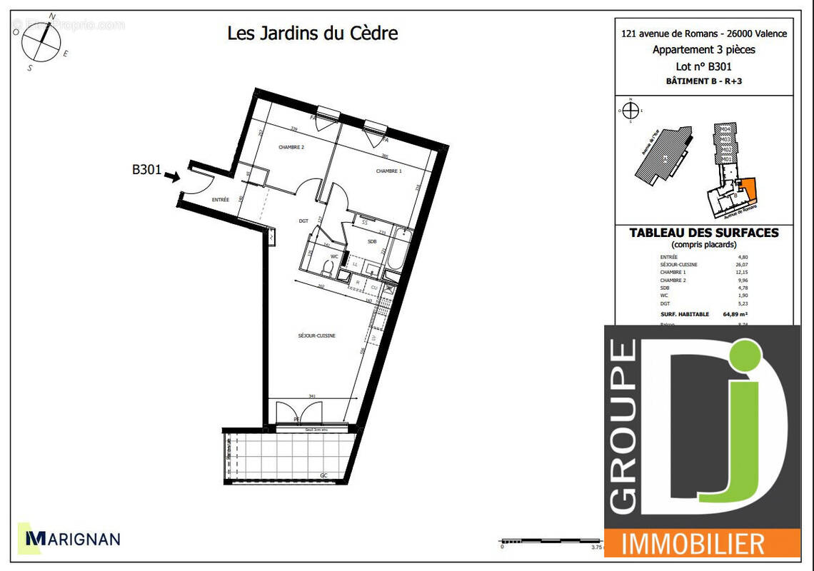 Appartement à VALENCE