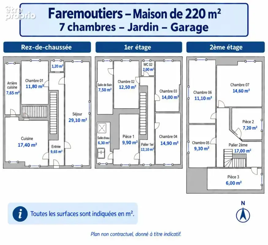 Faremoutiers – Maison familiale de 220 m², 7 chambres et jardin - photo 4