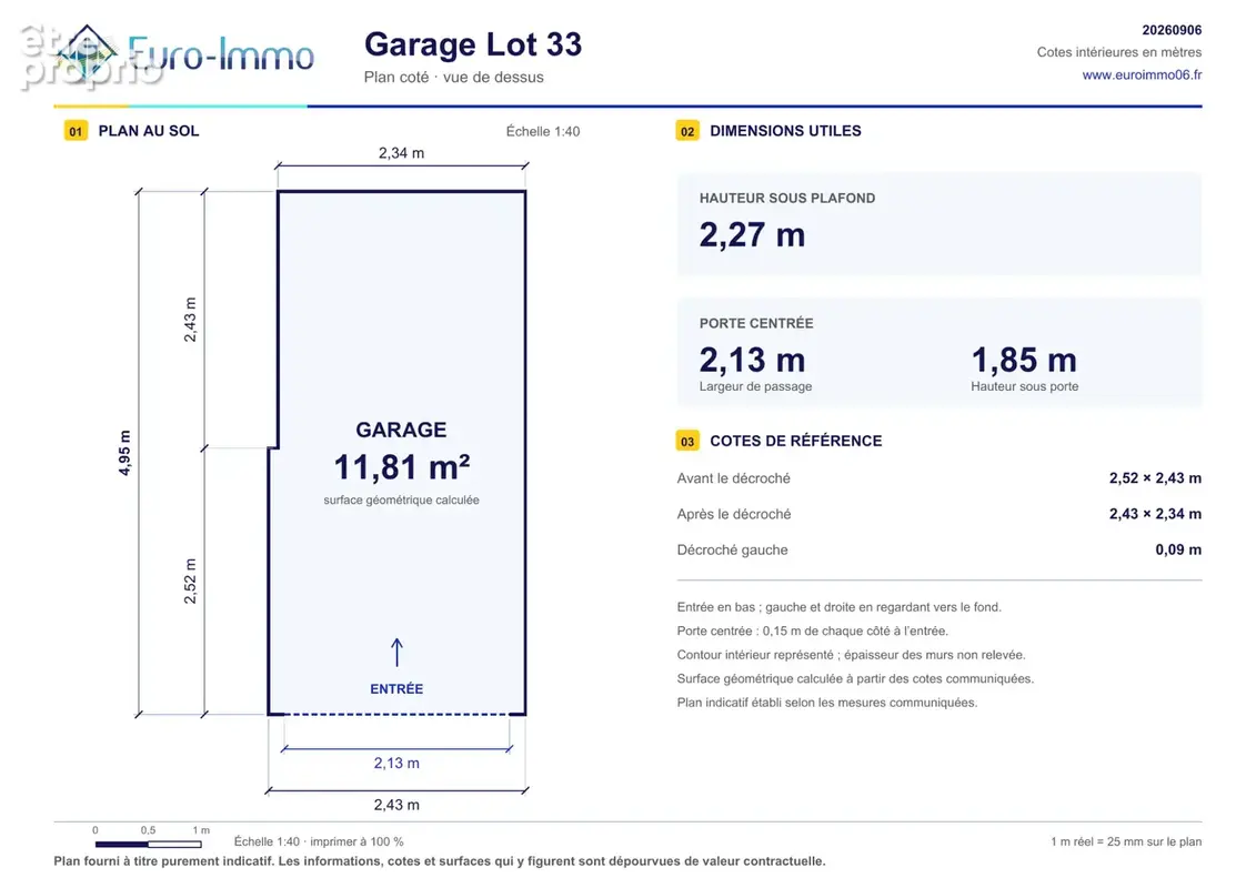 Garage Fermé 12m2 - Beausoleil Tenao - Limitrophe Monaco - photo 4