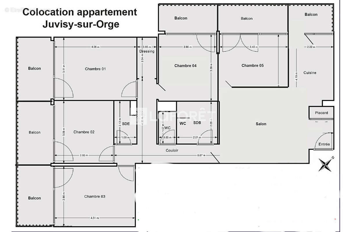 Appartement à JUVISY-SUR-ORGE