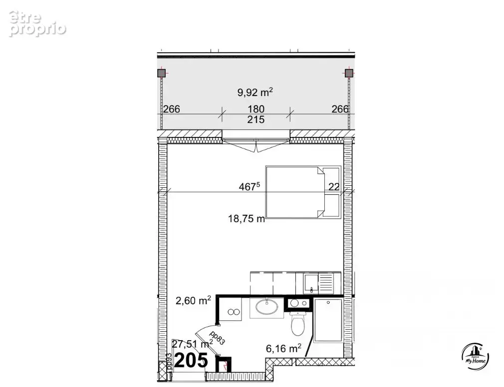Appartement 1 pièce 28 m² à vendre à L'etrat (42580) - photo 4