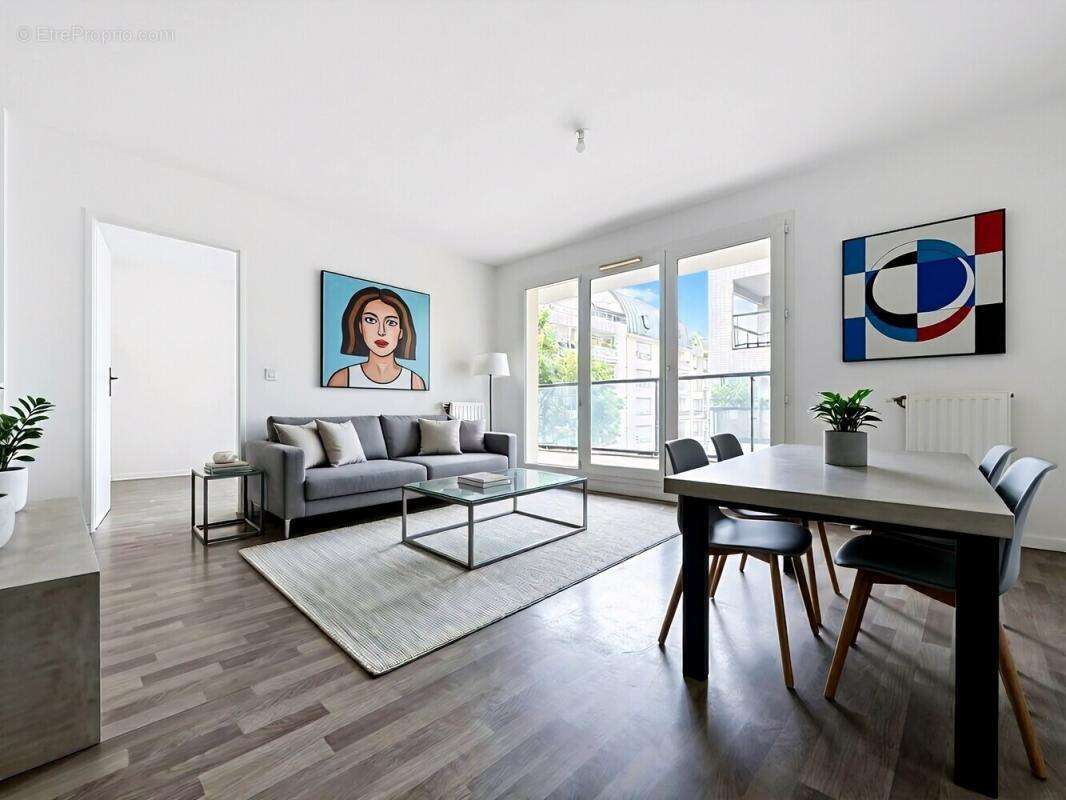3 pièces de 60,5m² dans immeuble récent avec balcon et parking - photo 3