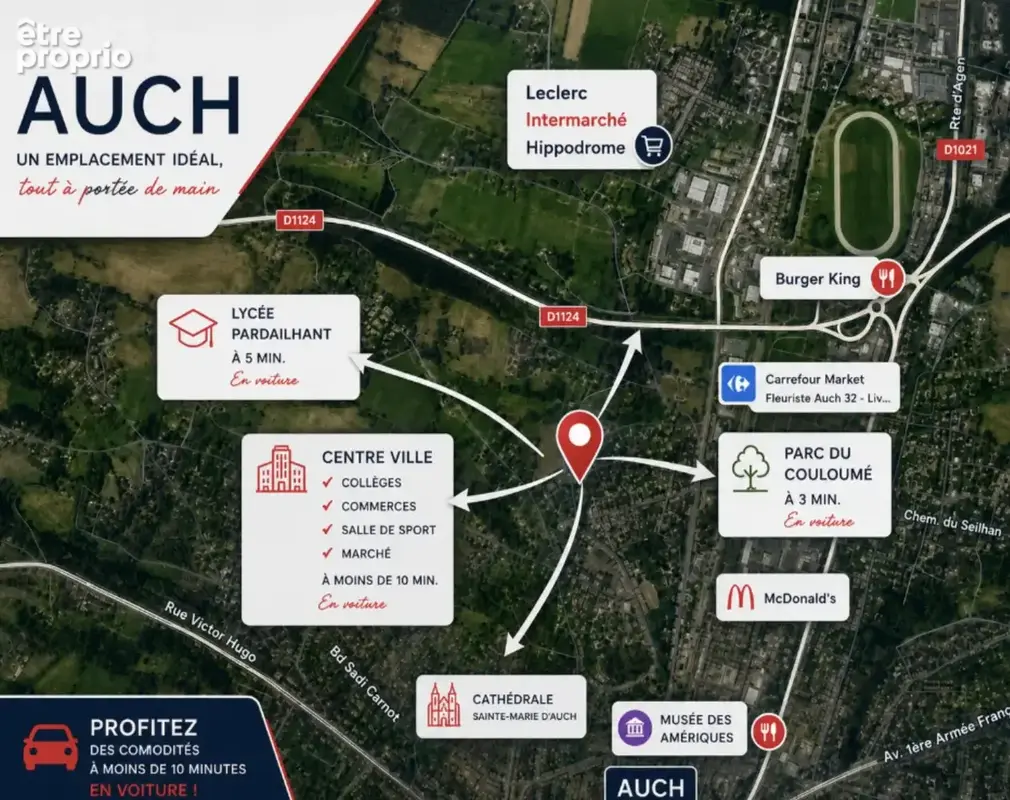 Photo Terrain à Auch au prix de 62 000€