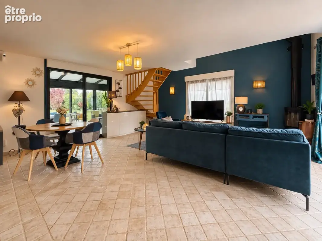 Sains en amienois - ensemble immobilier - pavillon individuel + studio - jardin - photo 2