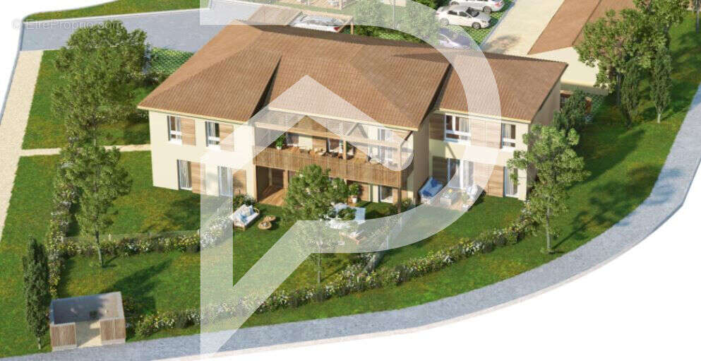Appartement T3 de 66 m² avec jardin de 206 m² + place privative à Saint-Just - construction en cours - photo 3