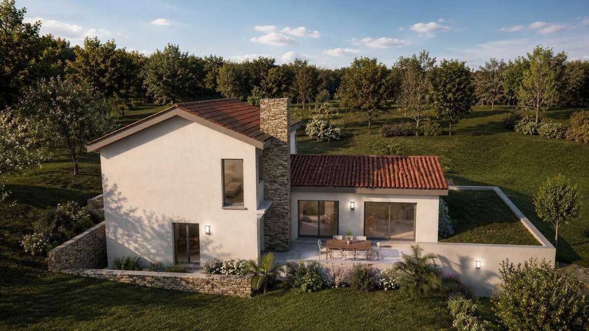 Terrain Curis-au-Mont-d'Or – Vue dégagée – 934 m² - photo 3