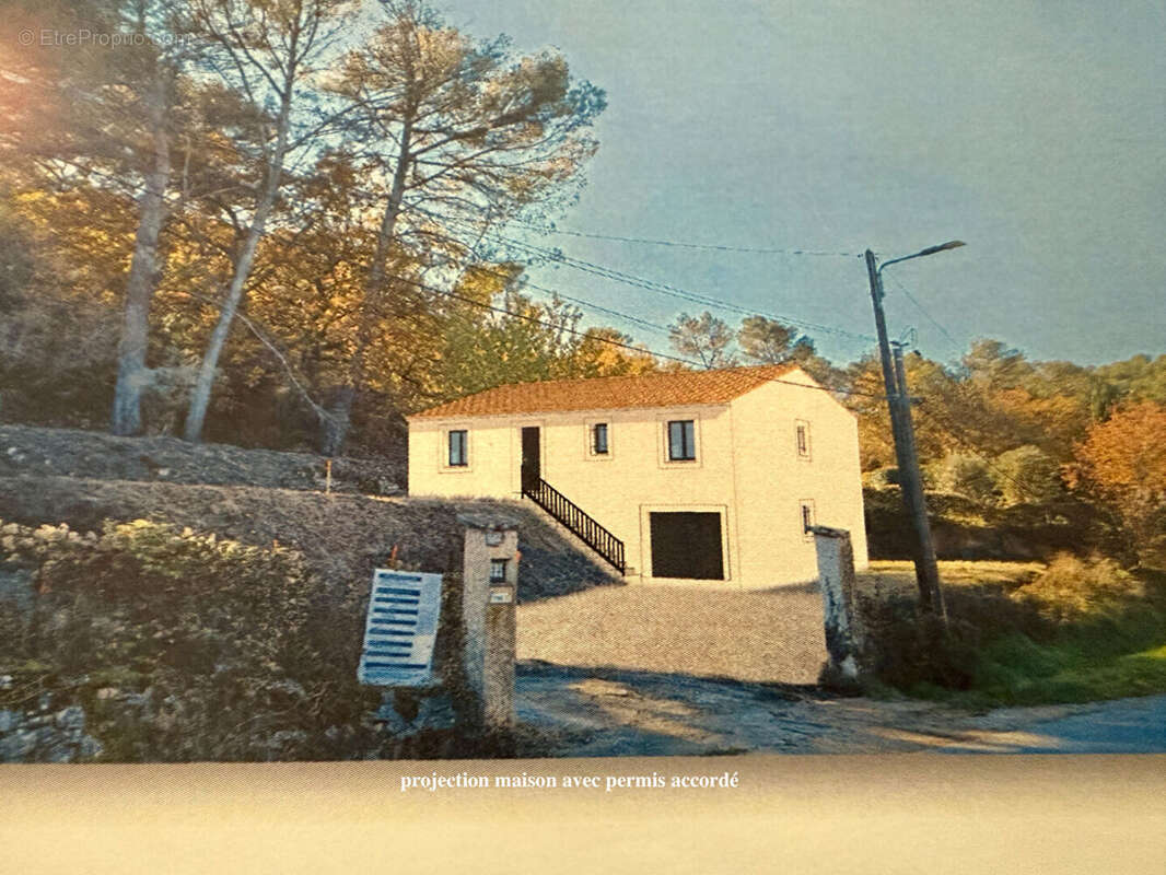 Terrain à bâtir de 709 m2 avec permis accordé pour maison de 88 m2 avec garage - photo 3