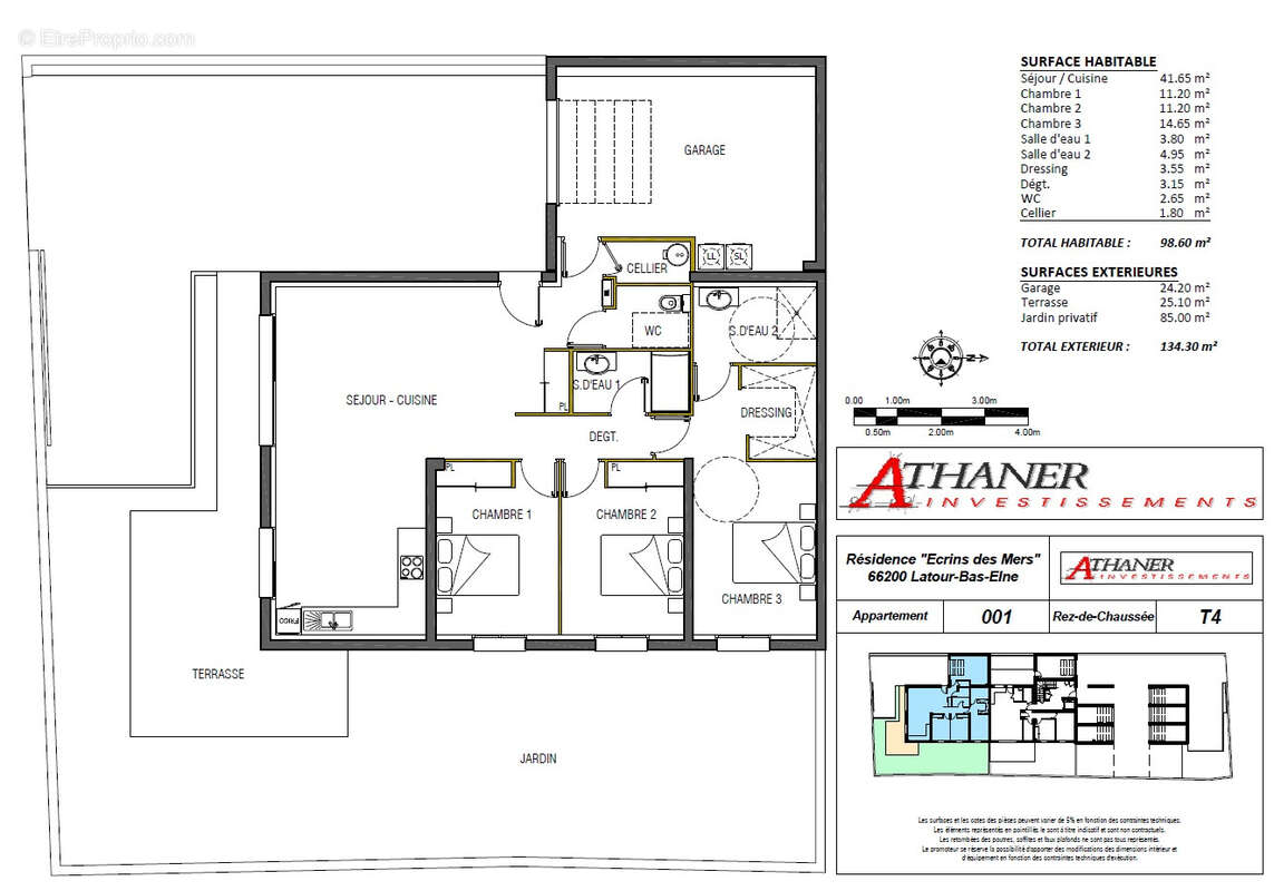 Appartement à LATOUR-BAS-ELNE