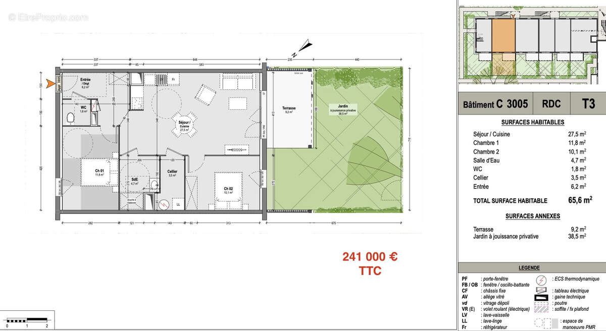 Appartement à LIT-ET-MIXE