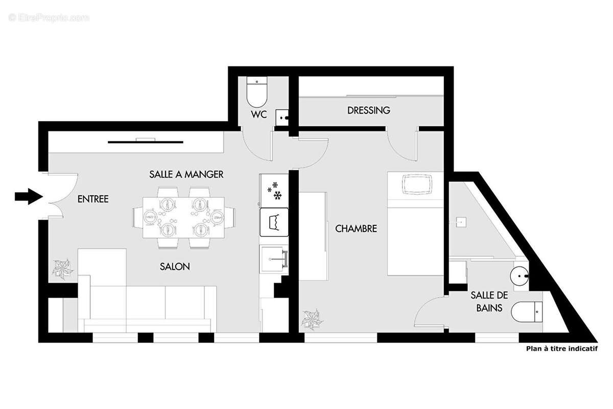 Appartement à PARIS-19E