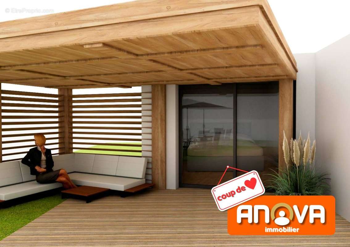 5 pièces Saverne vue Homestaging terrasse/chambre 1 - Appartement à SAVERNE