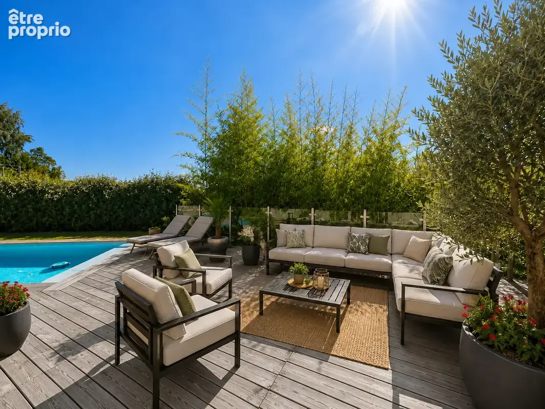 Vienne : villa d'architecte env. 180 m2 + garage, terrasse et piscine - photo 6