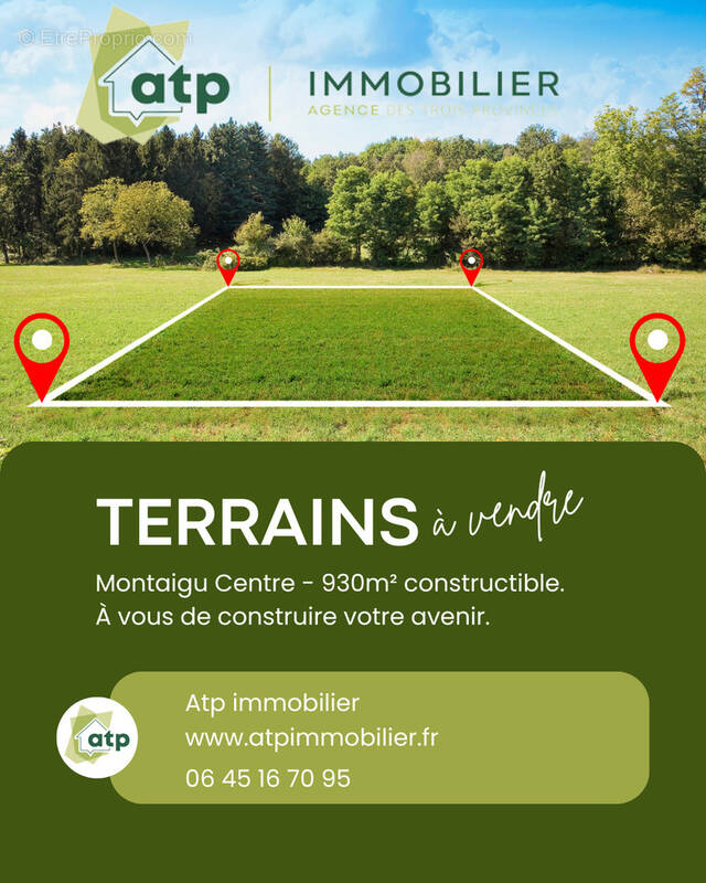 Terrain à MONTAIGU