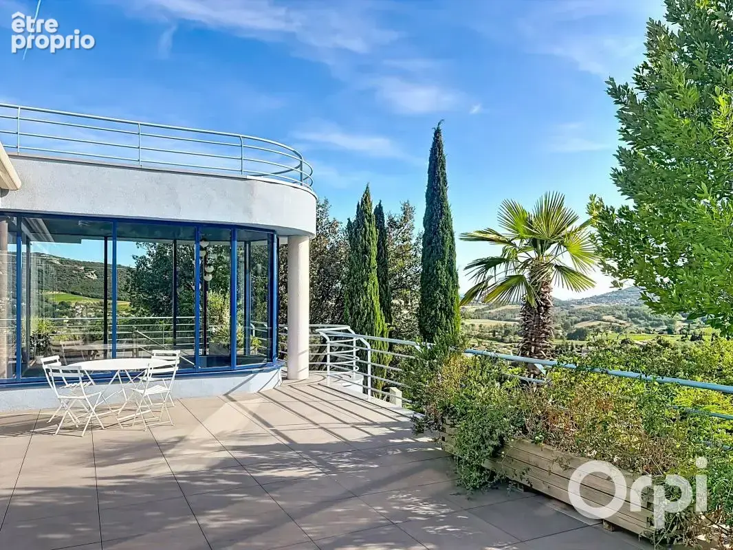 Saint-Péray — Villa d’architecte d’exception avec piscine à débordement et vue panoramique - photo 5