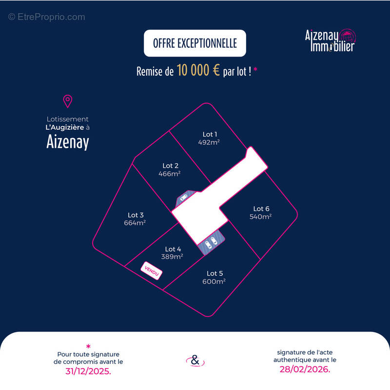 Terrain à AIZENAY