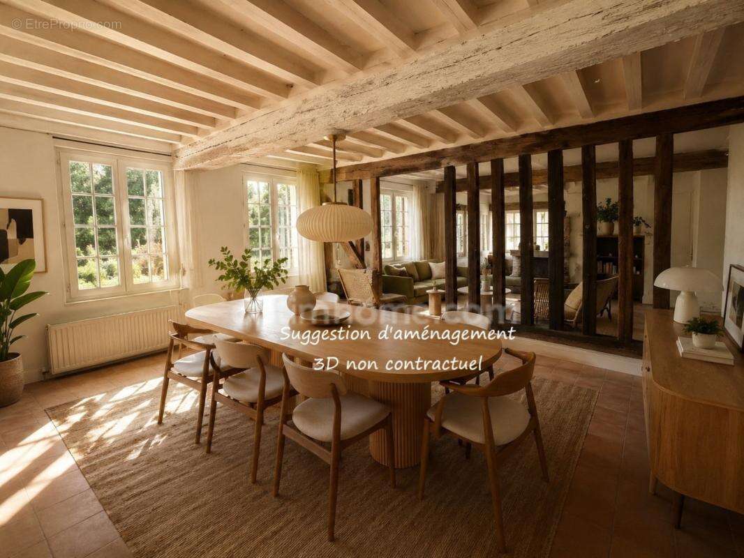 Maison normande de caractère de 121 m² avec 4 chambres, vie de plain-pied, Le Mesnil-Guillaume (14100), à moins de 10 minutes de - photo 10