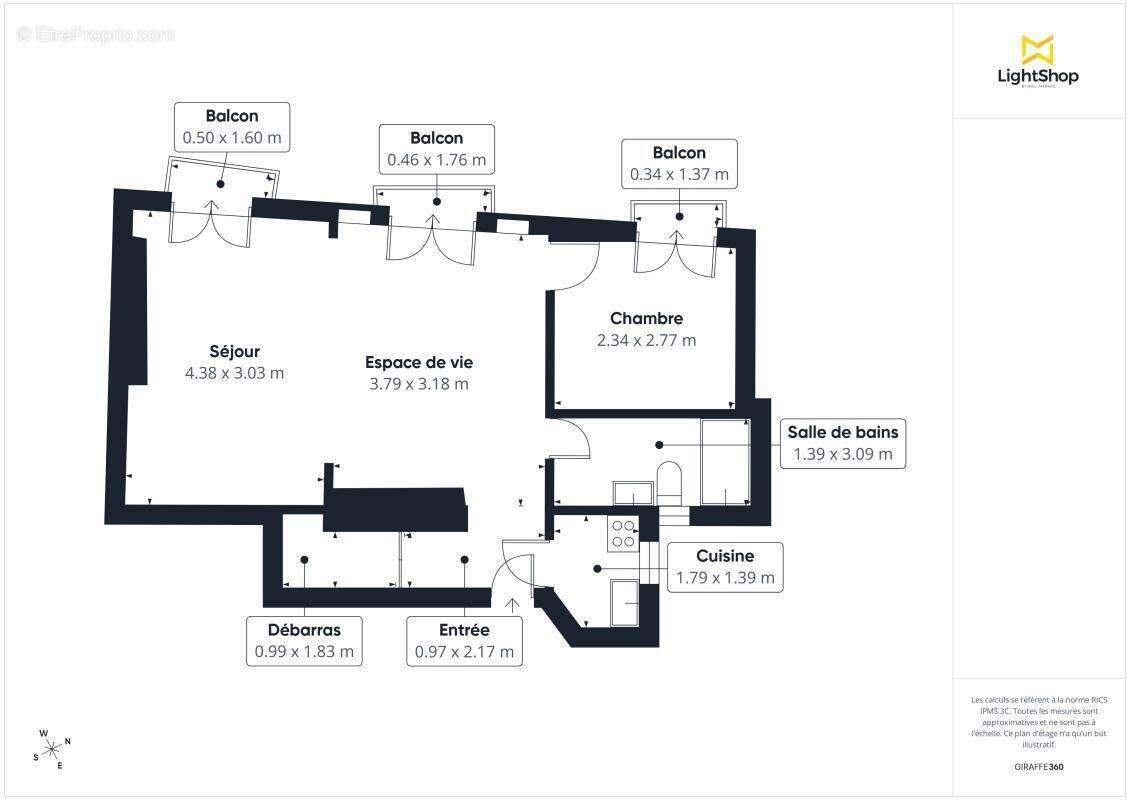 Appartement à PARIS-16E