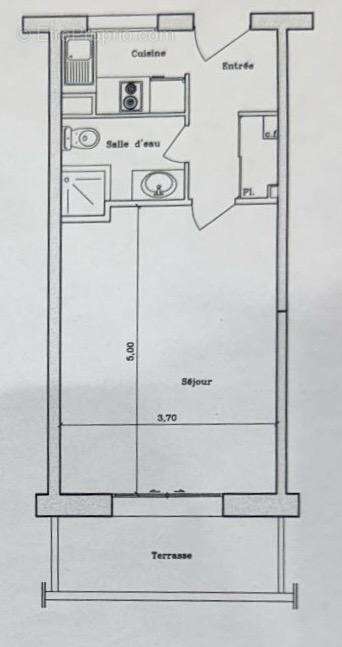 [à vendre] cannes – studio avec terrasse (loué) - photo 6