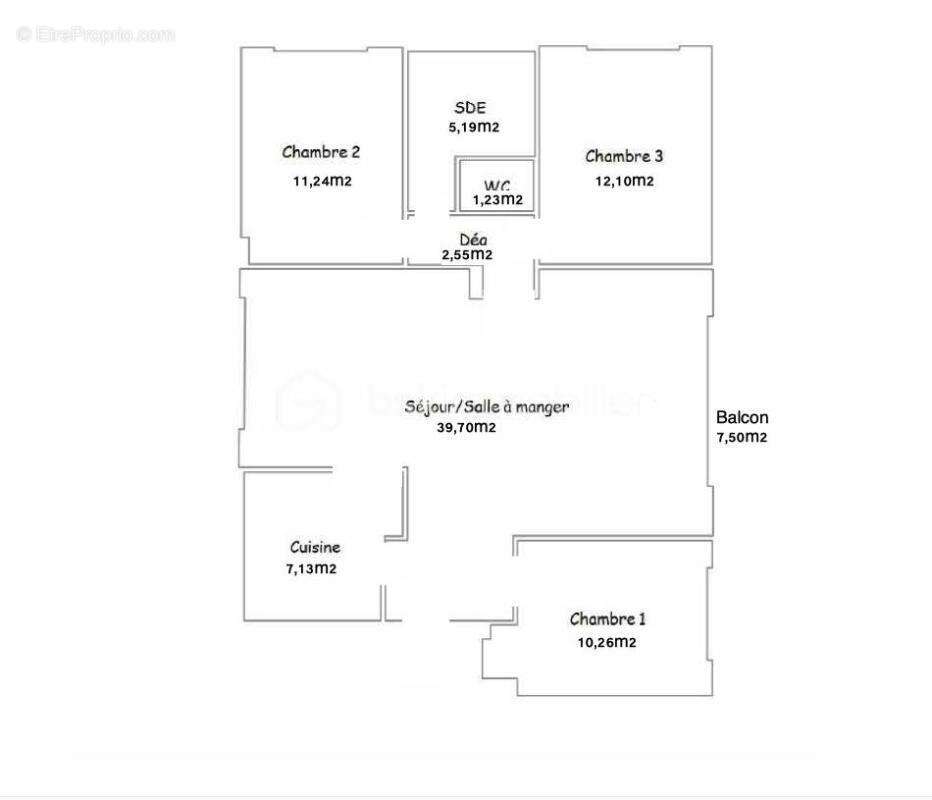 Appartement à VILLE-D'AVRAY