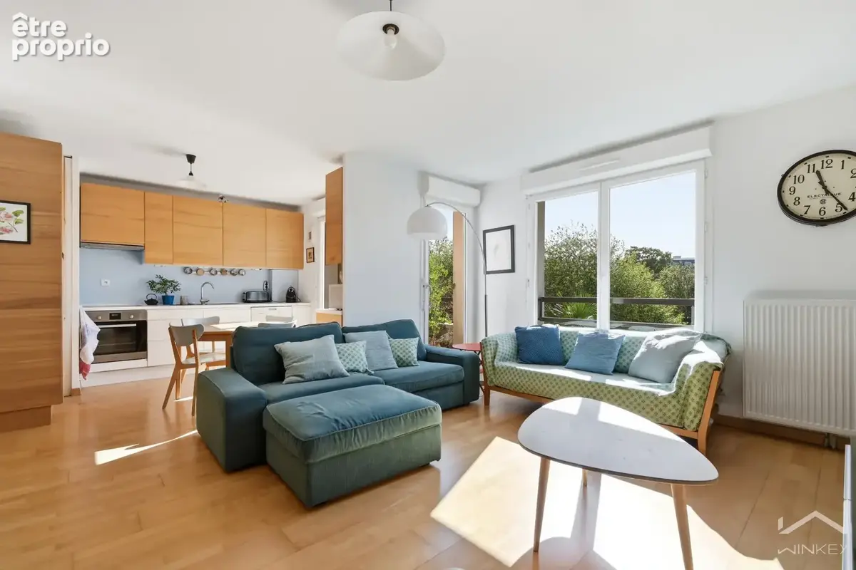 Duplex 4 pièces avec terrasse et vue sur parc — Nanterre Plateau - photo 2