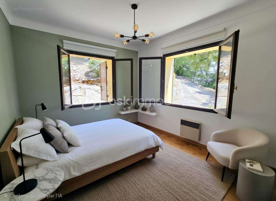 Saint-Jeannet –  propriété avec vue mer panoramique, appartement indépendant et fort potentiel de valorisation - photo 20