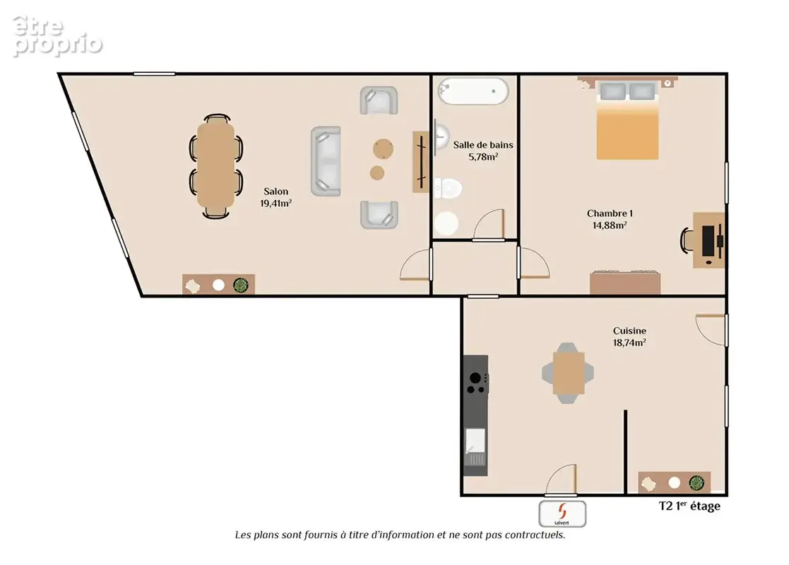 A vendre, Immeuble comprenant 5 appartements et 1 commerce. - photo 18