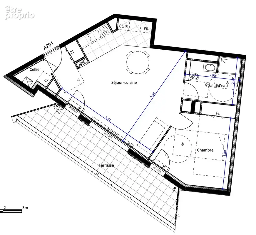 Appartement 2 pièces 57 m² à vendre à Saint-Nazaire (44600) - photo 4