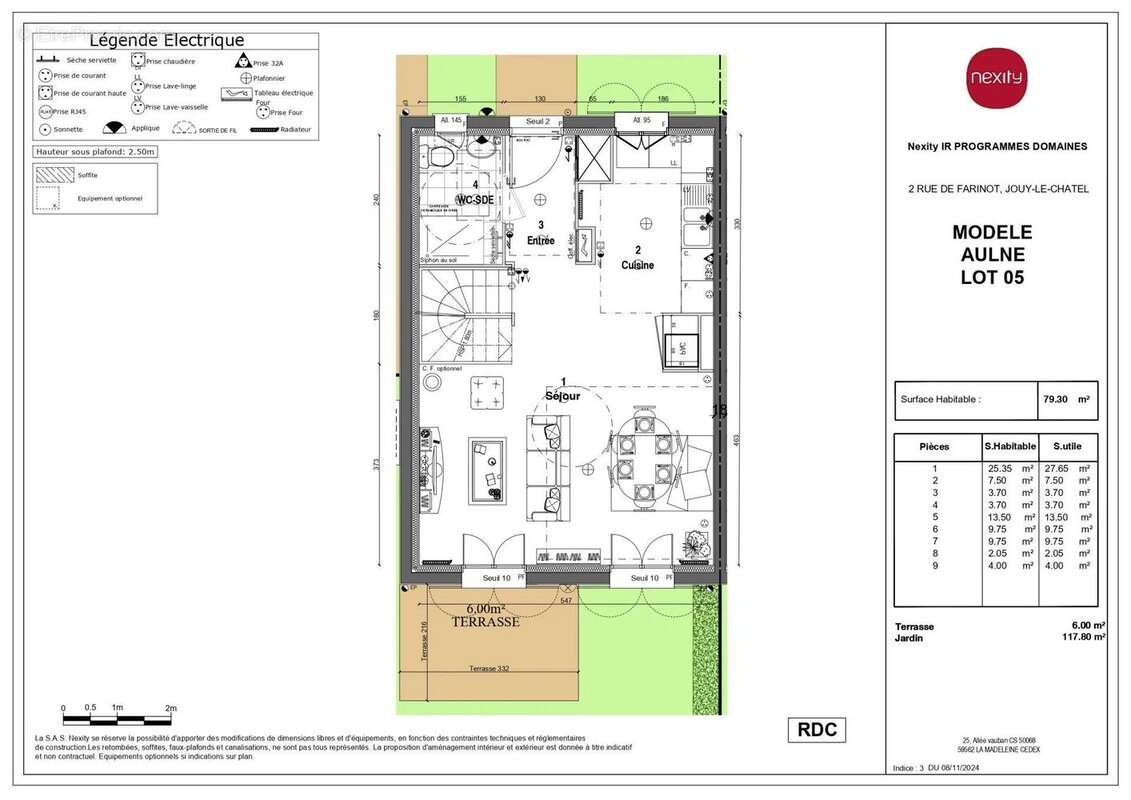 Maison à JOUY-LE-CHATEL
