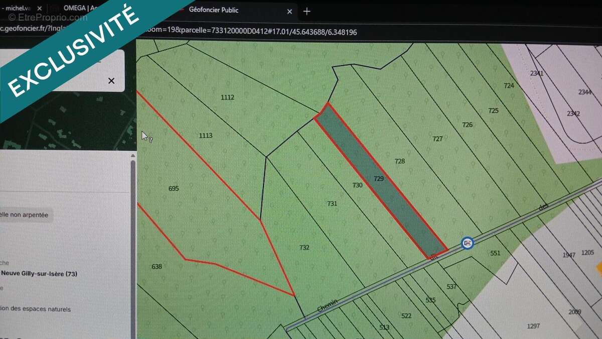 Photo 2 - Terrain à GILLY-SUR-ISERE