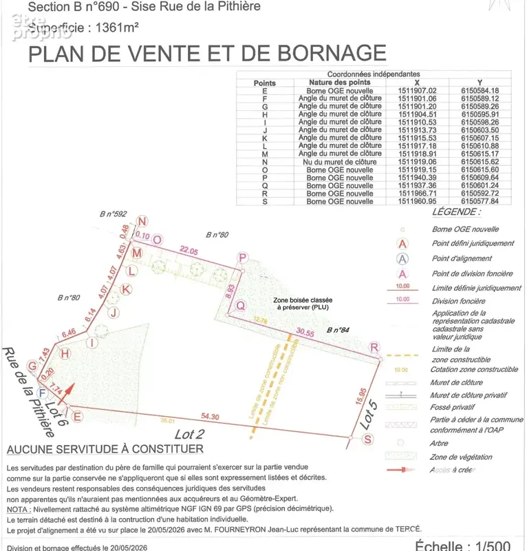 Photo 1 - Terrain à TERCE