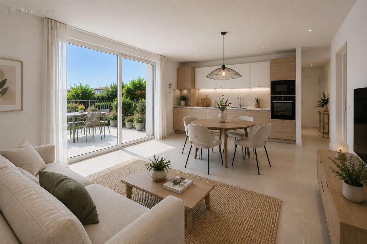 Appartement T3 62m2 avec terrasse - Antibes 06600 - photo 2