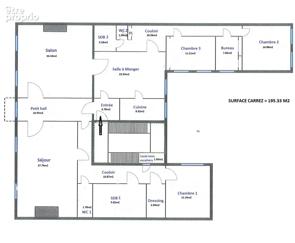 ARENES !!! Haussmannien - T7 - 195m2 - Possibilité garages. - photo 11