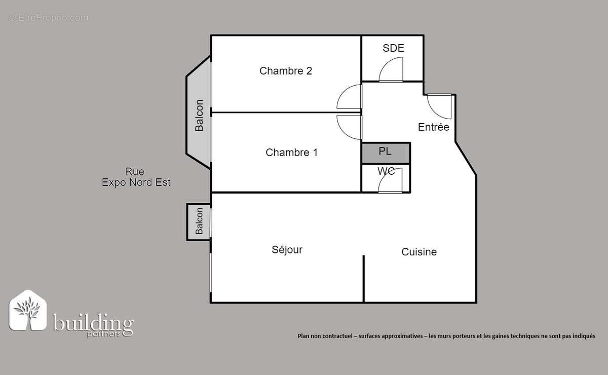 Levallois-Perret Mairie - Appartement 3 pièces avec balcons de 77 m² - photo 2