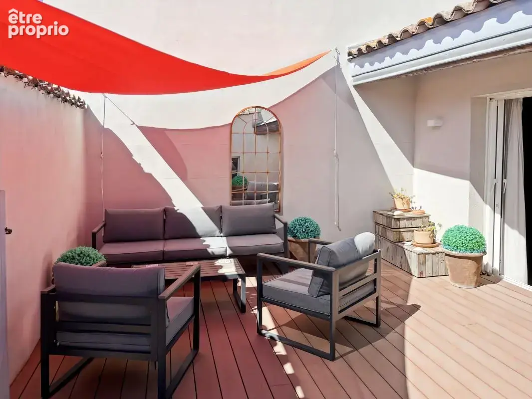 Vente authentique demeure au cœur de Marseillan avec terrasse et garage - photo 4
