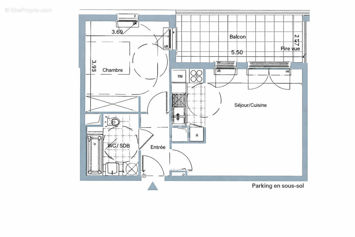 Appartement à GUYANCOURT